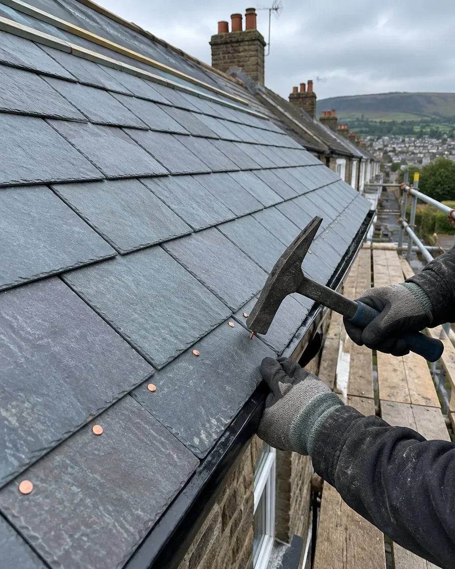 Slate roofing in Bodmin