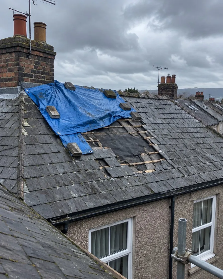 Storm damage and insurance work in Bodmin